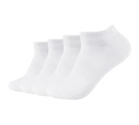 Sneakersocken S.OLIVER "Sneakersocken 4er Pack", Damen, Gr. 35-38, weiß (weiß weiß), 81% Viskose, 17% Polyamid, 2% Elasthan, uni, Socken Sneakersocken (13291418-35) weiß weiß