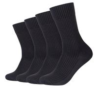 4er Pack s.Oliver Originals Bio-Baumwolle Rib Crew Socken 9999 - black 39-42