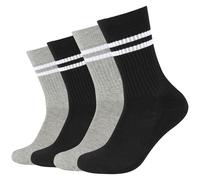 4er Pack s.Oliver Originals Bio-Baumwolle Tennissocken 9997 - black mix 35-38