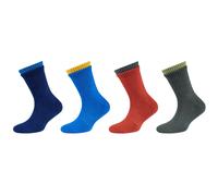 4er Pack s.Oliver Originals Rib Crew Socken Kinder 6586 - sea pine 35-38