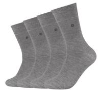 4er Pack s.Oliver Red Classic Crew Socken 9300 - light grey melange 43-46
