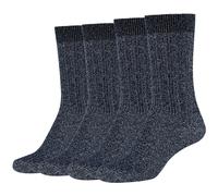 Kurzsocken S.OLIVER "Kurzsocken 4er Pack", Damen, Gr. 39-42, blau (sky captian), 75% Viskose, 23% Polyester, 2% Elasthan, glänzend, Socken (27652704-39) sky captian