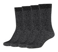 Kurzsocken S.OLIVER "Kurzsocken 4er Pack", Damen, Gr. 39-42, schwarz, 75% Viskose, 23% Polyester, 2% Elasthan, glänzend, Socken (92995112-39) schwarz