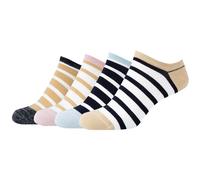4er Pack s.Oliver Silky Touch Stripe Lurex Sneakersocken Damen 5959 - night sky 39-42
