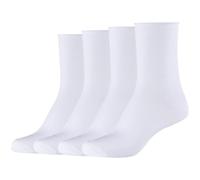 Socken S.OLIVER "Socken 4er Pack" Gr. 35/38, weiß (white) Damen Socken (50231049-35) white