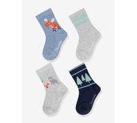 4er-Pack Socken mit Wald-Motiven Jungen Sterntaler blau Gr. 19/22