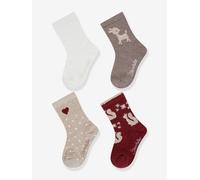 4er-Pack Socken Strukturmuster Mädchen Sterntaler beige Gr. 17/18