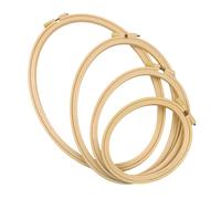 4er-Pack Stickrahmen-Displayrahmen, ovaler Stickrahmen mit