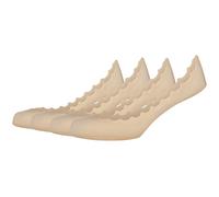 4er Pack Tamaris Comfort Wavy No-Show Socken Damen 0015 - nude 39-42