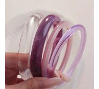 4er-Set elegantes, retro Armband, minimalistisches Modedesign, geeignet für Lässig Kleidung, Frauenschmuck, Acryl, ohne Beschichtung, ohne Einlage, ge