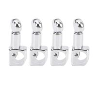 4er Set Nadelklemme für Nähmaschine, Metall, Edelstahl, 2,5 x cm - Passend für SINGER 80003, drehbarer Schraubgriff, Ersatzteile für Haushaltsmaschinen