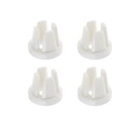 4er Spulenkappen Kompatibel mit Bernette, Kompatibel mit Singer ALT 416500801/93-036048-44/TA10943209S Weiß Klein