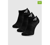 4F 3er-Set: Socken in Schwarz - Größe 32-34 | Kinder Socken Strumpfhosen