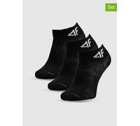 4F 3er-Set: Socken in Schwarz - Größe 38-40 | Kinder Socken Strumpfhosen