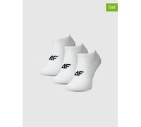 4F 3er-Set: Socken in Weiß - Größe 35-37 | Kinder Socken Strumpfhosen