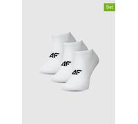 4F 3er-Set: Socken in Weiß - Größe 35-37 | Kinder Socken Strumpfhosen
