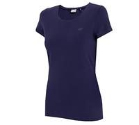 4F Damen Women's TSD350 T-Shirt, Dark Blue, XS