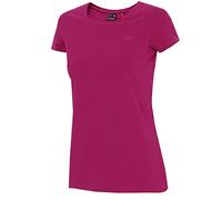 4F Damen Women's T-Shirt TSD350 T-Shirt, Dark PINK, M