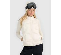 4F Daunenweste in Creme - Größe L | Damenjacken