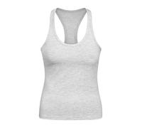 4F - F124 Damenshirt - Cool Light Grey Melange XL