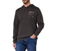 4F H4Z22-BLM025 Sweatshirt, Dark Brown, XL für Herren, Dunkelbraun, XL