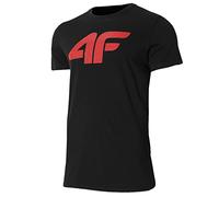 4F Herren Men's T-Shirt TSM353 T-Shirt, Black, M