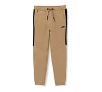 4F JUNIOR Boy's Trousers JSPMD002, Light Brown, 128 für Kinder, Hellbraun, 128 cm