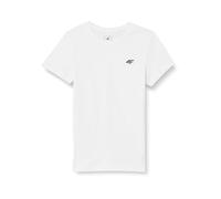 4F JUNIOR T-Shirt F1110 Weiß 140 für Mädchen, weiß, 140 CCM
