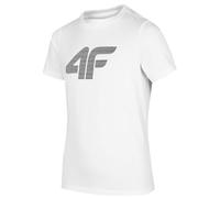 4F JUNIOR T-Shirt M1115 Weiß 140 für Kinder