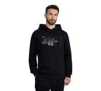 4F Kapuzenpullover M1904 (Baumwolle) schwarz Herren, Größe XL