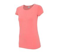 4F Kurzarm-T-Shirt für Damen, regulär, einfarbig