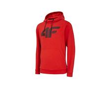 4F Men's Sweatshirt Hoodie NOSH4-BLM002-62S; Mens Sweatshirt; NOSH4-BLM002-62S_L; red; L EU (L UK)