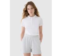 4F Poloshirt in Weiß - Größe S | Damen Tops