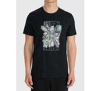 4F Shirt in Schwarz - Größe L | Herren Plussize