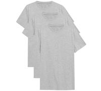 4F - T-Shirt 3 Stk. - Kühl Hellgrau-Melange - TTSHM536 S