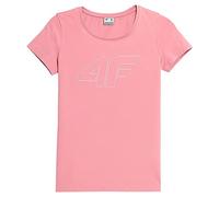 4F T-Shirt F583 Hellrosa, Größe L für Damen, Helles Pink, Large