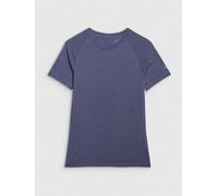 4F Trainingsshirt in Blaugrau - Größe L | Damen Outdoor Tops Shirts