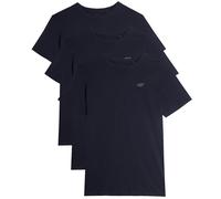 4F - TTSHM0876 - T-Shirt 3 St. - dunkelblau S