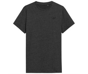 4F - TTSHM536 - Melange-T-Shirt - Dunkelgrau M