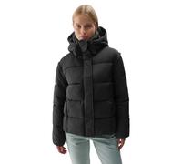 4F Winter-Daunenjacke 2in1 F470 und Zip-In-Weste (warm, wasserabweisend) schwarz Damen, Größe M