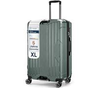4FLY Aluminium-Rahmen Hartschalen-Reisekoffer Ultraleicht XL - Groß 77cm (103L) - Aufgabegepäck Koffer mit TSA-Schloss, 4 Spinner-Doppelrollen & Aluminium-Teleskopgriff, Trolley Reisegepäck