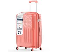4FLY Leichter Hartschalen-Reisekoffer XL - Groß 74,5 cm (94L) - Großer Trolley Koffer mit TSA-Schloss, 4 Spinner-Doppelrollen, Aluminium-Teleskopgriff, Aufgabegepäck Reisegepäck