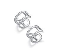 4Pcs Ear Cuff Set Damen Ohrmanschette Ohrringe 925 Sterling Silber Earcuffs Set Helix Knorpel Ohrmanschette Ohne Ohrloch Wickelohrring Fakepircings Ohr Cuffs Ohrklemme