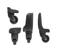 4PCS Kofferräder Ersatzset Ergonomische Gepäckräder 360 Grad Rotation Für Häufige Reisende