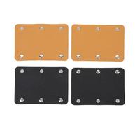 4pcs Ledergepäck Griff Wrap, weiches Gepäck Grip Protector -Geldbörse zum Einkaufen, Reisen, Koffer, Einkaufstasche