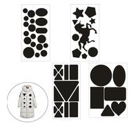 4pcs Selbstklebend Stoff, Selbstklebend Nylon Daunenjacke Reparatur Waschbar Stoffkleidungs-Reparaturflickenband für Daunenjacken Mäntel Zelte Schlafsäcke