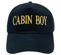 4sold Herren Kinder Kapitänsmütze Weiss Army Military Baseballmütze Security Cap Captain Ancient Mariner Captain Cabin Boy Crew Yachting Inschrift Schriftzug Gold (Cabin Boy, Erwachsene)