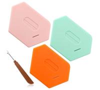 4stk Magnetisches Nahtführungs Set, 1 Nahttrenner und 3 Polygonale Saumführungen mit Skala Universelle Saumführung Nähmaschinenzubehör Verbrauchsmaterial für Nähmaschinen