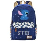 (5-Grün)Lilo & Stitch Rucksäcke für Teenager - Canvas-Laptoptasche mit Anime-Figuren - Unisex-Schule