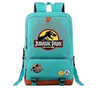 (5) Jurassic World Park Rucksack - Multifunktionaler Rucksack für Reisen, Schule und Laptop - Robuste
